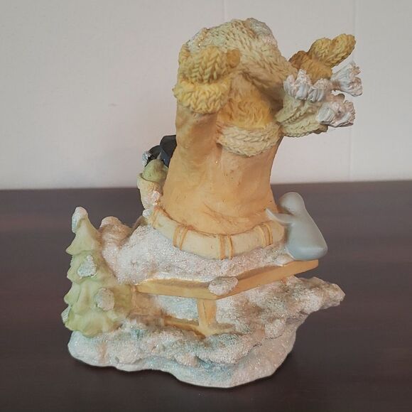 Vintage Russ Berrie & Co. Ice Sculptures -  The Winter Express Resin Figurine - Picture 3 of 10